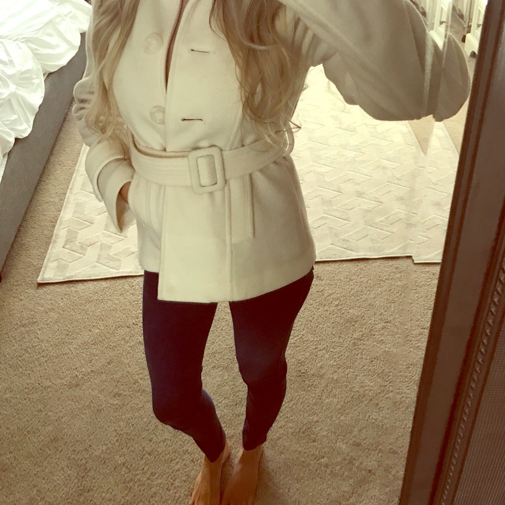 Winter wool jacket- like new!