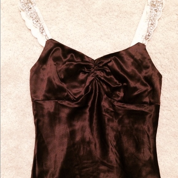 Victoria's Secret silk embellished top