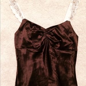 Victoria's Secret silk embellished top