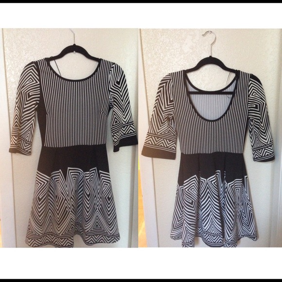 Black and White dress