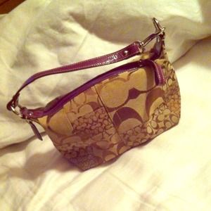 Small Purple Coach Purse