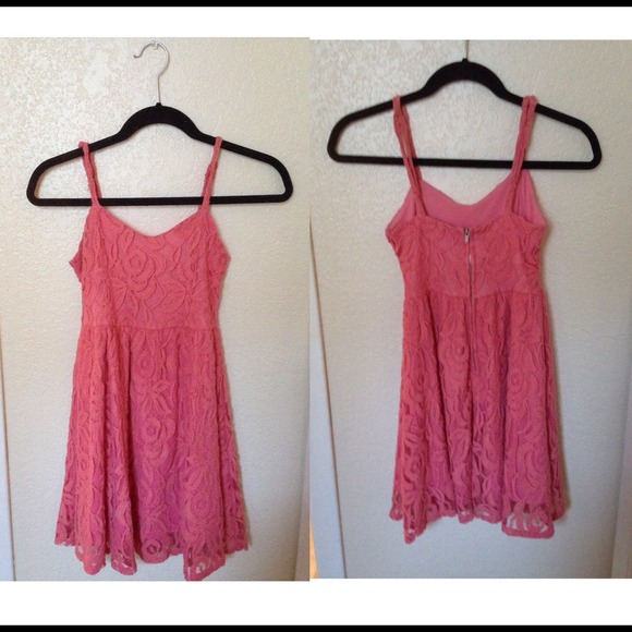 Floral pink Dress