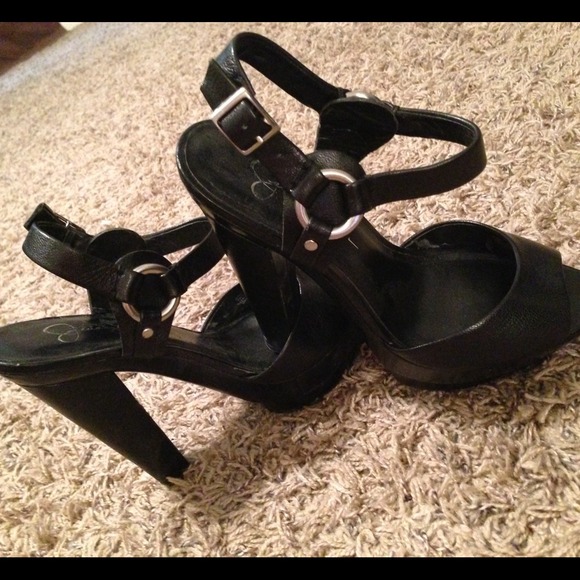 Jessica Simpson Black heels. Sz 7