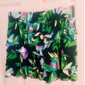Aeropostale Floral Print Skirt