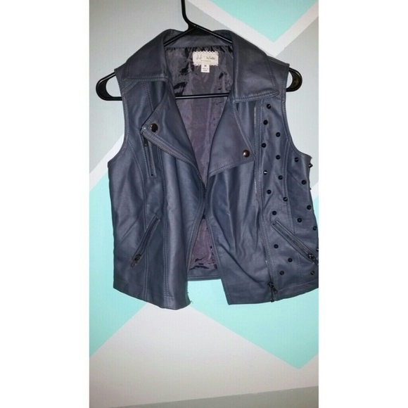 Leather vest