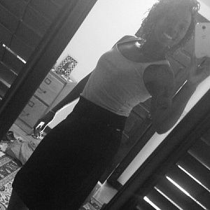 Black knee length pencil skirt