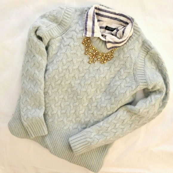 J. Crew Sweaters - • J. Crew cable knit sweater •