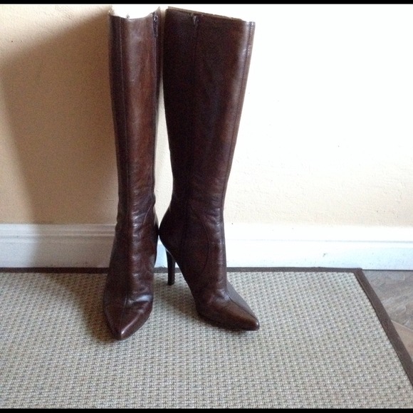 Nine West Boots - Brown pointed toe boots