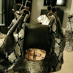 snake skin purse