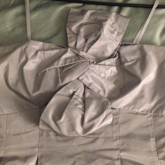 J. Crew strapless silver/grey Dress - Picture 2 of 4