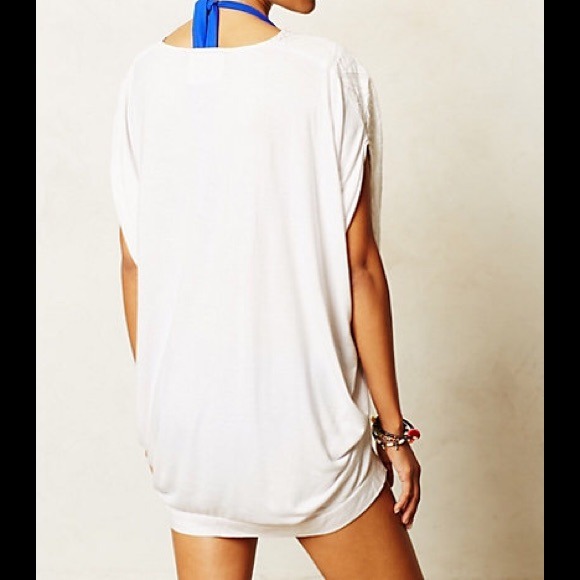 Patchworked Pearl Tunic by KAS New York. SOLD. - Picture 2 of 3