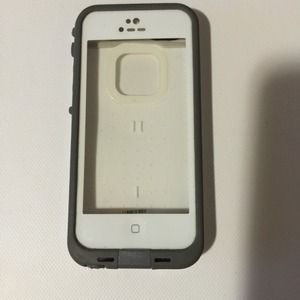 Lifeproof Iphone 5 case white/gray
