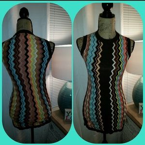 CHEVRON SWEATER VEST