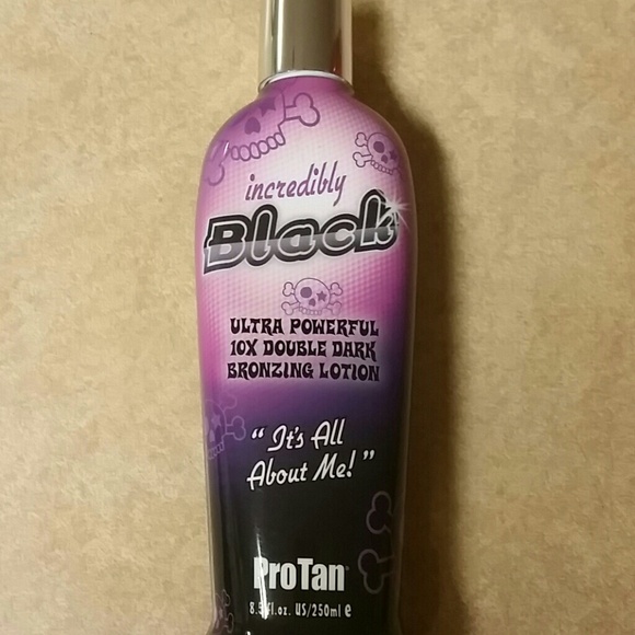 Incredibly black tanning lotion