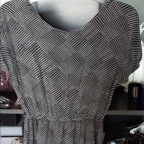 Black and white dress very comfortable