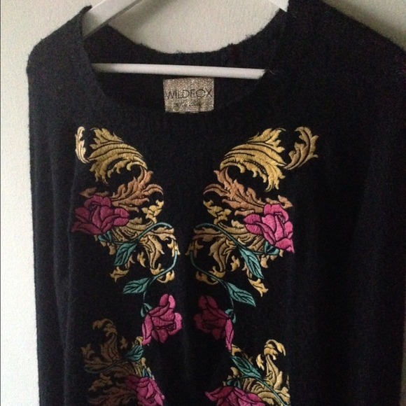 Wildfox White Label Embroidered Sweater