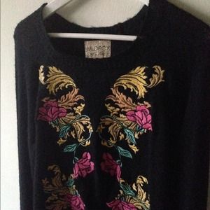 Wildfox White Label Embroidered Sweater