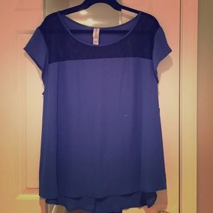 Pure Energy Lacy Detail Top