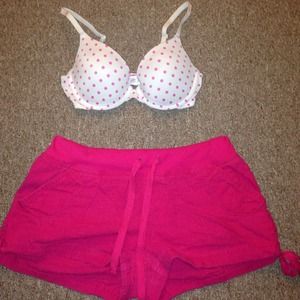 PiNK Polka dot Bra TP 30