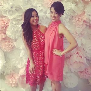 ZARA coral dress