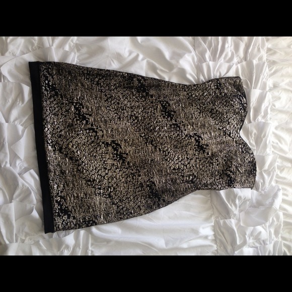 Black and silver dress