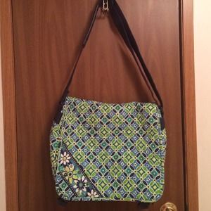 REDUCED Vera Bradley Shoulder Book Bag / Satchel.