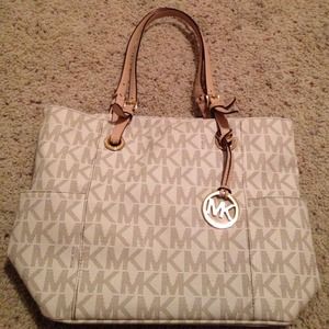 authentic Michael Kors signature tote