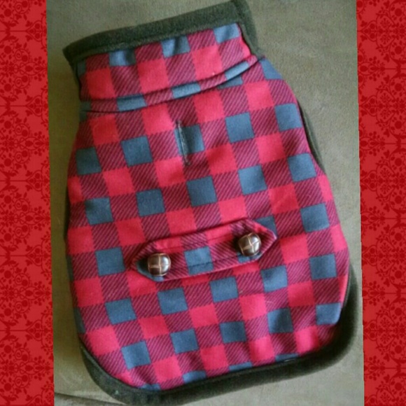 Pup Crew XXS Dog LL Bean Style Fleece Lined Barn Coat NWOT from Linda