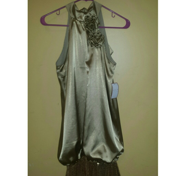 Boutique Gold cocktail dress