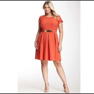 Sandra Darren Cap Sleeve Dress