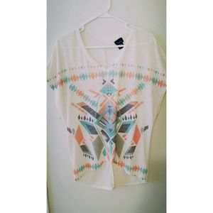 Hold for Lynette!!  Rue 21 tribal top
