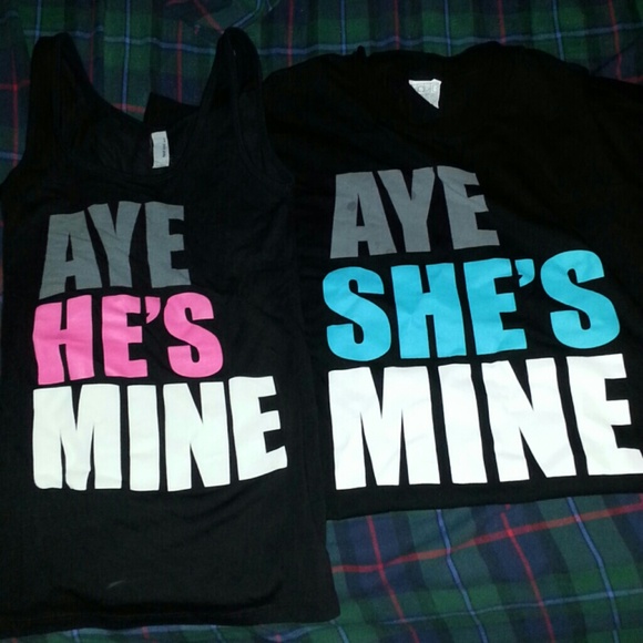 Boyfriend and girlfriend shirts
