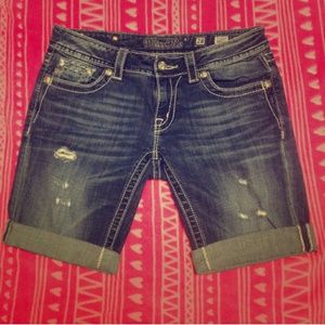 Miss Me bermuda shorts.