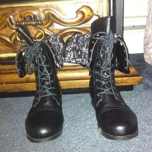 Charlotte Russe combat boots