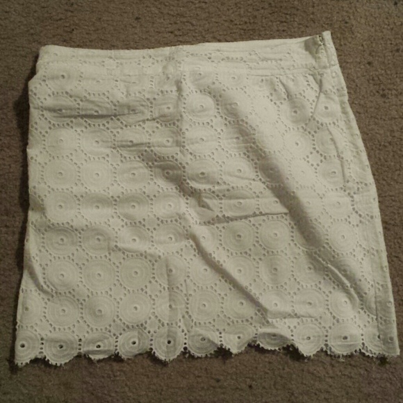 White skirt