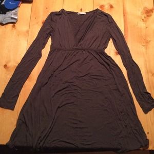 Brown long sleeve dress/tunic