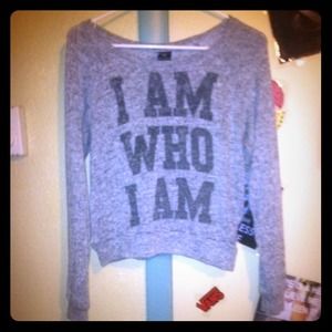 I am who I am sweater