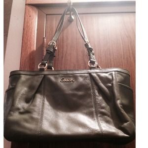 Leather Coach purse