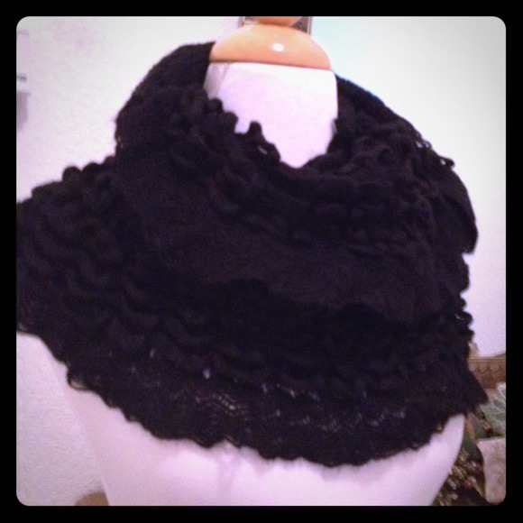 Sold.....Black Infinity Scarve.. 1 left