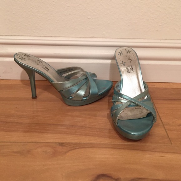 Blue heels