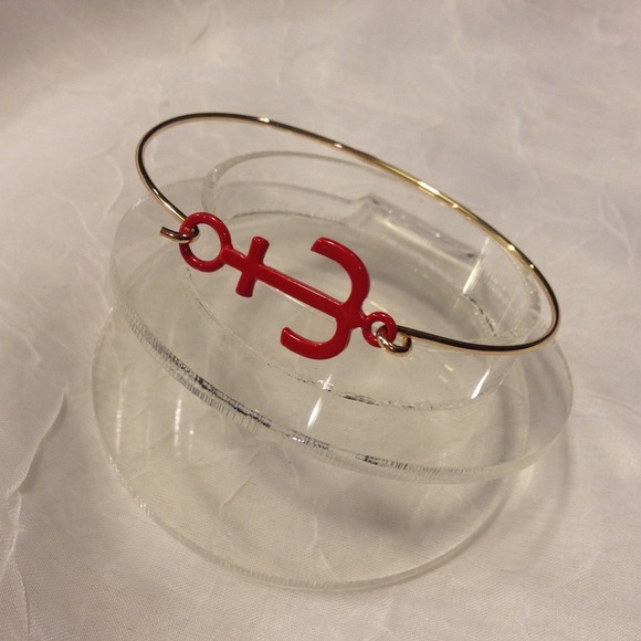🚫SOLD🚫 red anchor bracelet - Picture 2 of 4