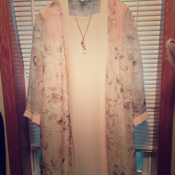 Yellow shift dress with shirt