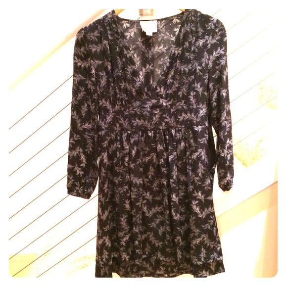 Band of Outsiders V-neck Silk Dress