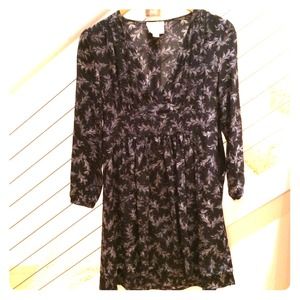 Band of Outsiders V-neck Silk Dress