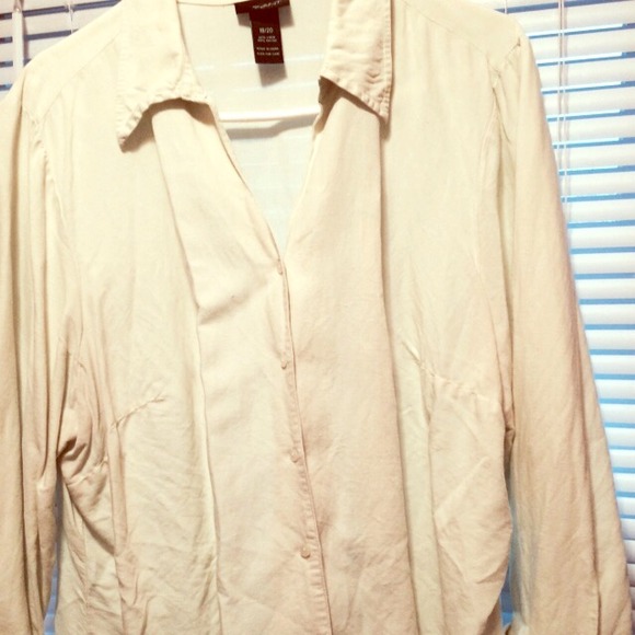 Mint green button up shirt