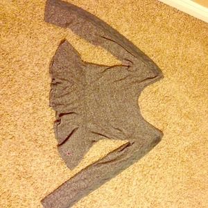 Hollister lace peplum long sleeve shirt
