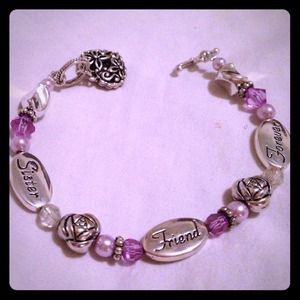 Sister, friend forever bracelet