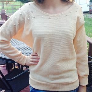 Beaded Fall Sweater