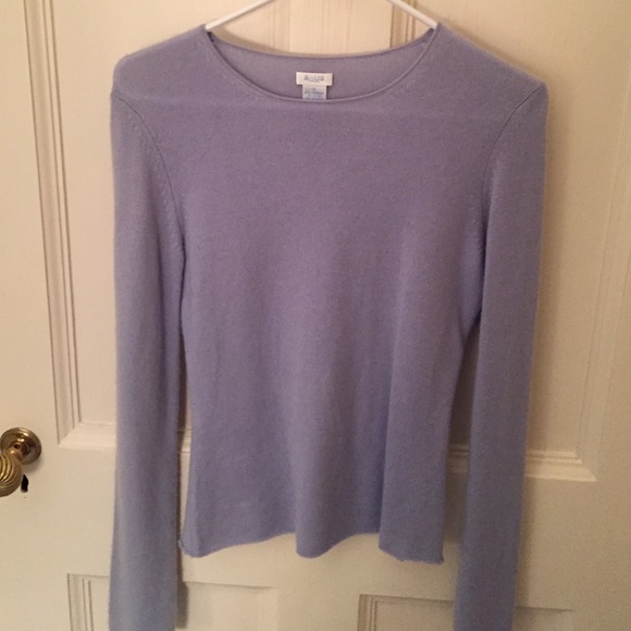 Blue cashmere sweater
