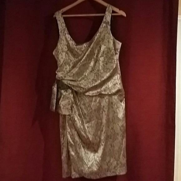 Gold dress